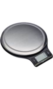 Amazon Basics Stainless Steel Digital Kitchen Scale. It's $2 off and $3 under our March mention.