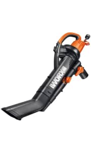 Worx Trivac 12A 3-in-1 Electric Blower/Mulcher/Vacuum. It's $34 under what you'd pay at Home Depot.