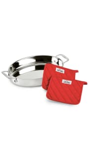 All-Clad Stainless Steel 15" Oval Baker & Pot Holder Set. Coupon code "VIP" drops it to the lowest price we could find by $107.