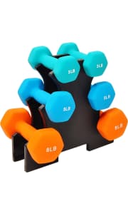 Dumbbells at Amazon. Single dumbbells start at $7, pairs from $8, and sets as low as $47.