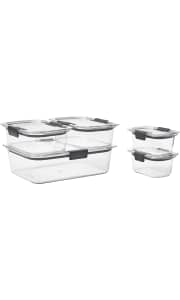 Rubbermaid Brilliance 10-Piece Food Storage Container Set. Use coupon code "KITCHEN15" to pay around $6 less than other local stores.