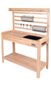 Expert Gardener Wood Potting Bench. That's $79 less than you'd pay for a similar one elsewhere.