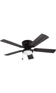 Prominence Home Benton 52" Low Profile Ceiling Fan w/ LED Globe Light. That is a $25 drop from the list price, and a good price for a fan of this size.