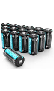 RAVPower CR123A 3V Lithium Battery 16-Pack. Apply coupon code "DNL064" for a savings of $10.
