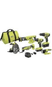 Ryobi ONE+ 18V Lithium-Ion Cordless 6-Tool Combo Kit. It's a savings of $139 and $20 less than you'll pay on eBay.