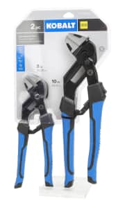 Kobalt 2-Piece Self-Adjusting Tongue & Groove Plier Set. That's $8 off list and the best deal we could find.