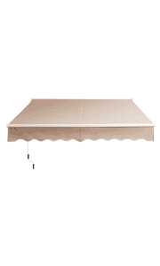 Retractable 10x8-Foot Crank Handle Patio Awning. That's the best price we could find by $19.