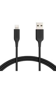 Amazon Basics 6-Foot MFi-Certified Lightning to USB Cable 5-Pack. It's $21 less than you'd pay at Amazon direct.