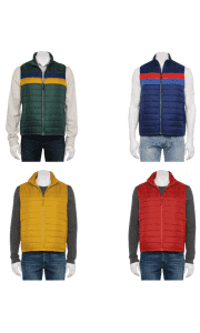 Sonoma Goods For Life Men's Puffer Vest. Coupon "20OFF" knocks another 20% off, making it a very cheap vest.