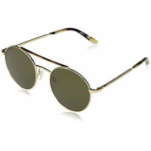 Calvin Klein CK20131S Aviator Sunglasses, Gold/Solid Cargo, 53-21-145 for $161