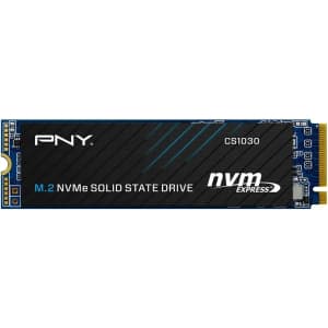 PNY CS1030 500GB M.2 NVMe PCIe Gen3 x4 Internal SSD for $35