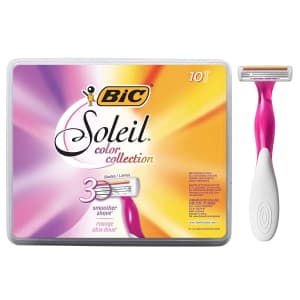 BIC Women's Soleil 3-Blade Disposable Razor 10-Pack for $5.63 via Sub & Save