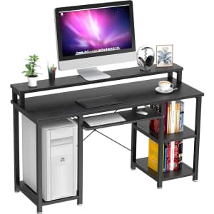 Noblewell 47" Computer Desk with Monitor Stand for $110 Noblewell 47" Computer Desk with Monitor Stand for $110