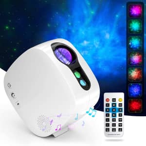 Kahe Star Projector with Bluetooth Speaker for $17
