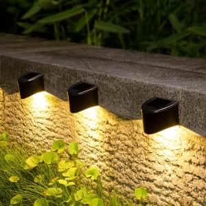 Gigalumi Solar Deck Lights 8-Pack for $27 Gigalumi Solar Deck Lights 8-Pack for $27