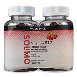 Amazon Brand - Solimo Vitamin B12 3000 mcg - Normal Energy Production and Metabolism, Immune System for $20
