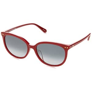 Kate Spade New York womens Alina/F/S Sunglasses, Red, 55mm 17mm US for $73