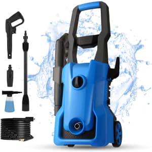 Crteefrech 3,000PSI 2.4GPM Electric Pressure Washer for $70 Crteefrech 3,000PSI 2.4GPM Electric Pressure Washer for $70