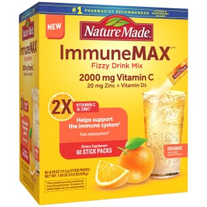 Nature Made ImmuneMAX Fizzy Drink Mix 60-Ct. Pack for $18 for members Nature Made ImmuneMAX Fizzy Drink Mix 60-Ct. Pack for $18 for members