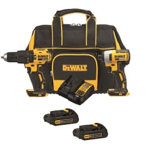 DeWalt 2-Tool 20-Volt Brushless Power Tool Combo Kit for $159 DeWalt 2-Tool 20-Volt Brushless Power Tool Combo Kit for $159