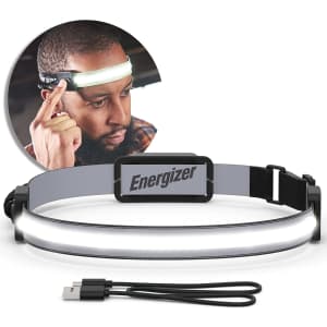 Energizer S400 LED Rechargeable Headlamp for $8