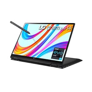 LG Gram 14T90P - 14" WUXGA (1920x1200) 2-in-1 Lightweight Touch Display Laptop, Intel evo with 11th for $1,397