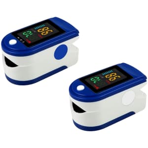 Moniss Pulse Oximeter 2-Pack for $9