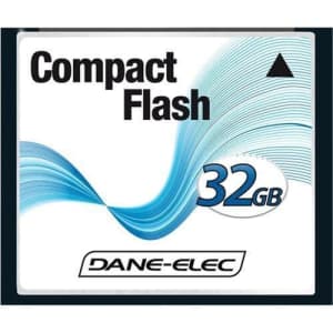 Dane Elec Sony DSLR-A100 Digital Camera Memory Card 32GB CompactFlash Memory Card for $26