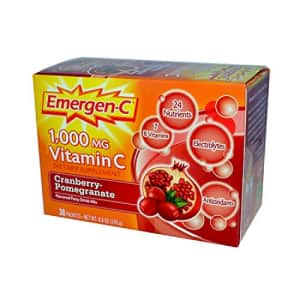 Emergen-C Vitamin C Drink Mix, Cranberry Pomegranate, 30 Packets for $11