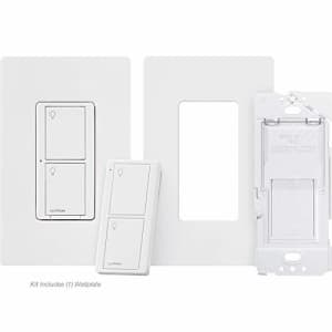 Lutron Caseta Smart Switch Kit with Remote | 3-Way (2 Points of Control) | Works with Alexa, Apple for $65