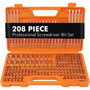 Horusdy 208-Piece Ultimate Screwdriver Bit Set for $25