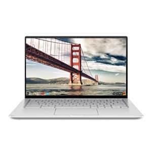 ASUS Chromebook Flip C434 2 in 1 Laptop, 14" Touchscreen FHD 4-Way NanoEdge, Intel Core m3-8100Y for $300