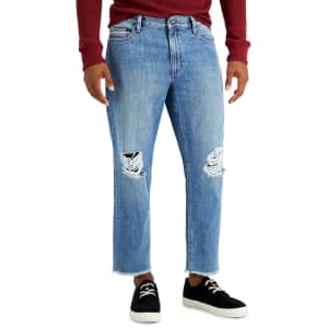 Sun + Stone Men's Lance Cropped Skater Jeans for $18 Sun + Stone Men's Lance Cropped Skater Jeans for $18
