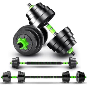 Bobway 2-in-1 Adjustable Dumbbell Set for $119 Bobway 2-in-1 Adjustable Dumbbell Set for $119