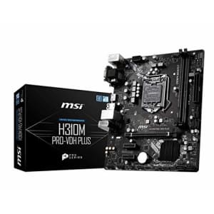 MSI ProSeries Intel Coffee Lake H310 LGA 1151 DDR4 D-Sub DVI HDMI Onboard Graphics Micro ATX for $60 MSI ProSeries Intel Coffee Lake H310 LGA 1151 DDR4 D-Sub DVI HDMI Onboard Graphics Micro ATX for $60