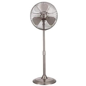 Hunter 90438 16 RETRO Stand Fan with Brushed Nickel Finish for $197
