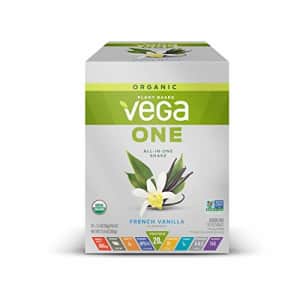 Vega One Organic Meal Replacement Plant Based Protein Powder, French Vanilla - Vegan, Vegetarian, for $37