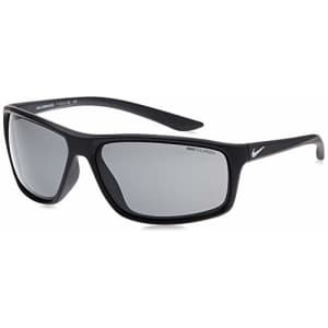 Nike EV1114-001 Adrenaline P Sunglasses Matte Black/Silver Frame Color, Polarized Grey Lens Tint for $150