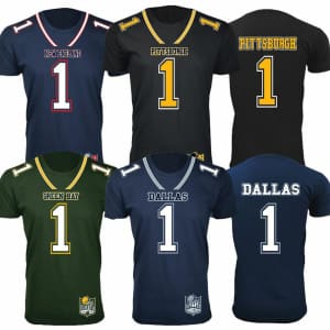 Men's Football Jersey T-Shirt for $12 Men's Football Jersey T-Shirt for $12