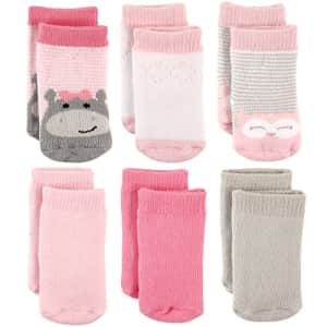 Luvable Friends Unisex Baby Newborn and Baby Socks Set, Hippo, 6-12 Months for $9 Luvable Friends Unisex Baby Newborn and Baby Socks Set, Hippo, 6-12 Months for $9