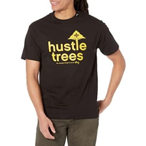 LRG Men's Logo Design T-Shirt, Hustle Trees Black 21, 4X for $21