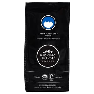 Kicking Horse Coffee 10-oz. Three Sisters Medium Roast for $5 Kicking Horse Coffee 10-oz. Three Sisters Medium Roast for $5