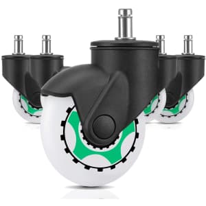 LPHY Light Up Office Chair Caster Wheels 5-Pack for $14 LPHY Light Up Office Chair Caster Wheels 5-Pack for $14
