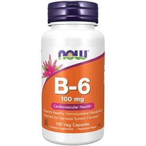 Now Foods NOW Supplements, Vitamin B-6 (Pyridoxine HCl) 100 mg, Cardiovascular Health*, 100 Capsules for $5 Now Foods NOW Supplements, Vitamin B-6 (Pyridoxine HCl) 100 mg, Cardiovascular Health*, 100 Capsules for $5