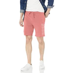 Hugo Boss BOSS Men's Identity Lounge Shorts, Open Pink, XL for $20