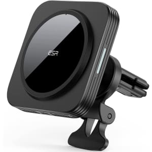 ESR HaloLock Magnetic Wireless Car Charger/Air Vent Mount for $19