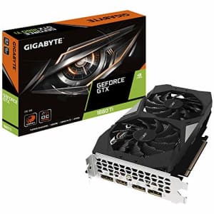 GIGABYTE GeForce GTX 1660 Ti OC 6G 192-bit GDDR6 DisplayPort 1.4 HDMI 2.0B with Windforce 2X for $586 GIGABYTE GeForce GTX 1660 Ti OC 6G 192-bit GDDR6 DisplayPort 1.4 HDMI 2.0B with Windforce 2X for $586