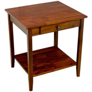 Casual Contemporary Living 22" Solid Acacia Wood End Table for $76 Casual Contemporary Living 22" Solid Acacia Wood End Table for $76