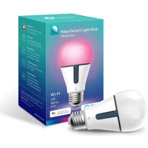 TP-Link Kasa Multicolor Smart Light Bulb for $15