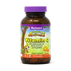Bluebonnet Nutrition Rainforest Animalz Vitamin C Animal Shape Chewable Tablets, 250mg of Vitamin for $10 Bluebonnet Nutrition Rainforest Animalz Vitamin C Animal Shape Chewable Tablets, 250mg of Vitamin for $10